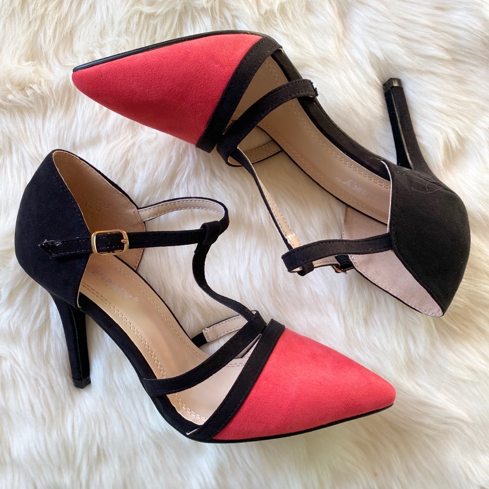 NEW! Suede Pointed Toe Heels